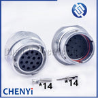 14 Pin waterproof connector HD series socket Wire Harness plug HD36-18-14SN HD34-18-14PN HD36-18-14SE HD34-18-14PE For Deutsch