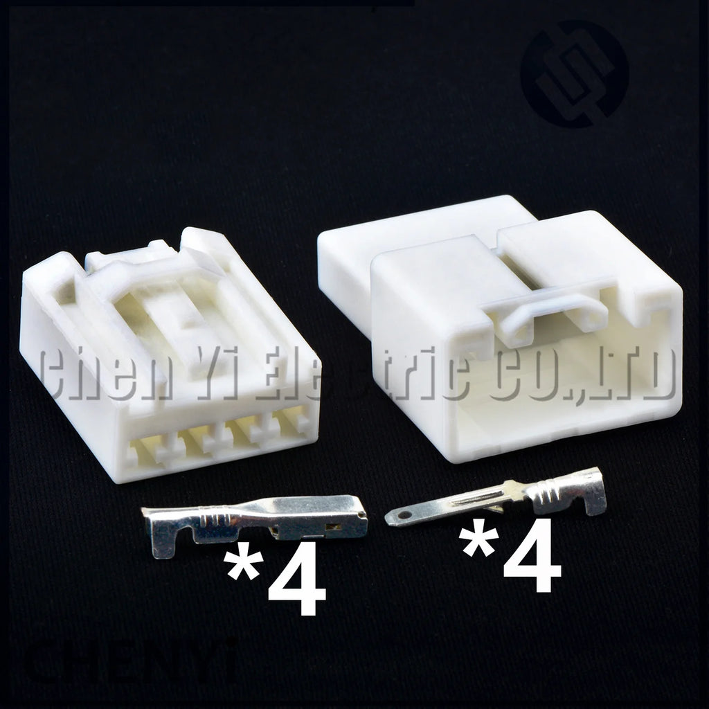 4 Pin 2.8 Series Automotive connector Car door bass horn harness plug 7183-4347 For Mazda Ford Jeep