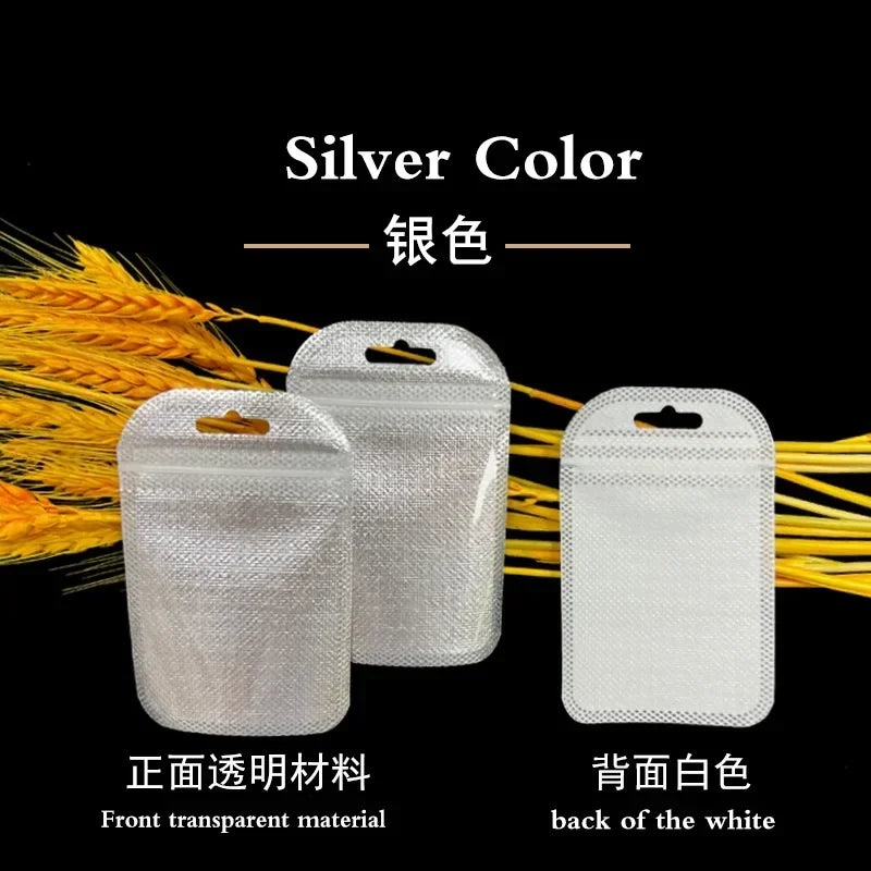 Colorful Laser Ziplock Bag Packaging Bags For Earring Jewelry Display Bags Pouch Gift Packaging Resealable Storage Bag Amagi