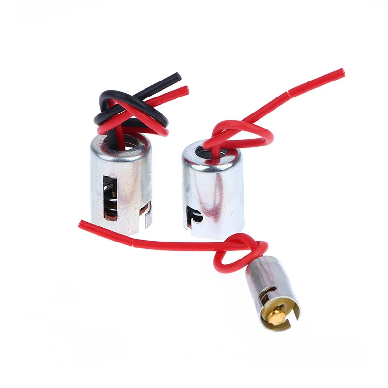 2Pcs BA15S BA15D BA9S T9 Car Brake Light Turn Signal Lamp Holder Bulb Socket Halogen Headlamp Pigtail Connector Holder