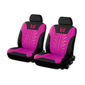 Car Seat Covers Set Universal Fit Most Cars with Butterfly Pattern Tire Track Detail Styling Protector Covers for the Car Amagi