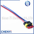 3 Pin male or female Automotive waterproof connector turbo speed sensor Wire harness plug 282087-1 282105-1