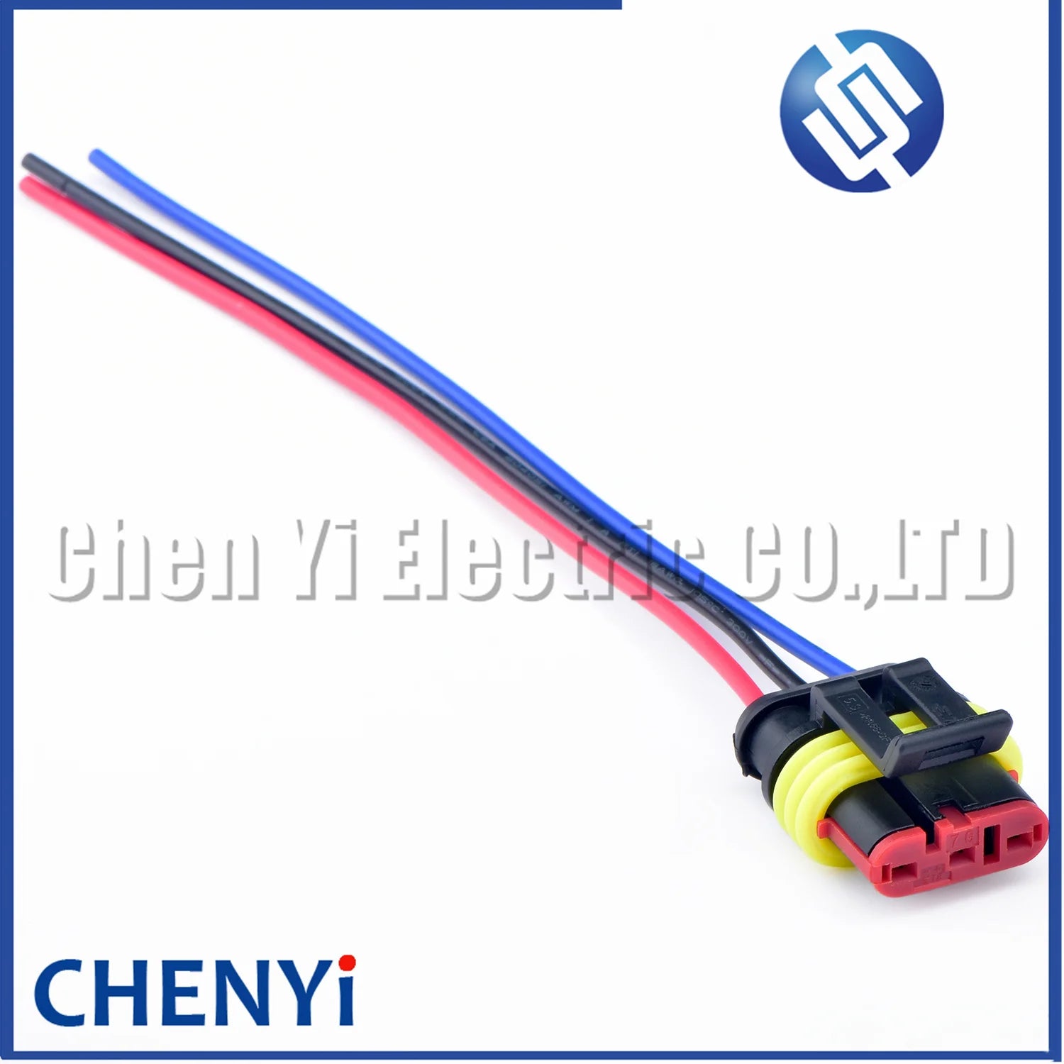 3 Pin male or female Automotive waterproof connector turbo speed sensor Wire harness plug 282087-1 282105-1