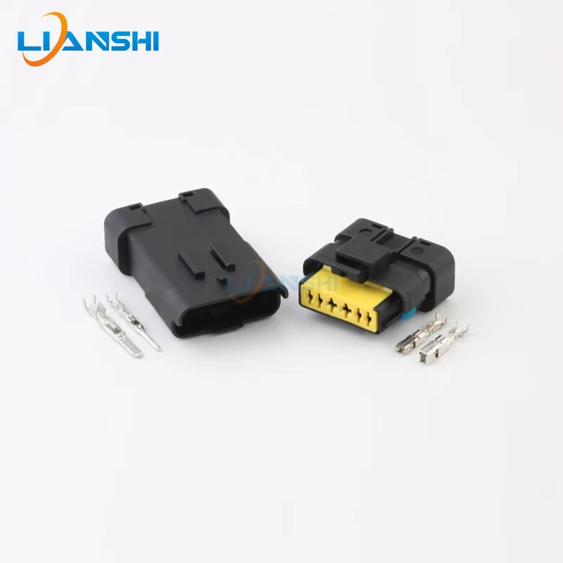 211PL(PC)069S0049 Automotive Connector Throttle Oil Pump 6-hole male busbar plug fitting terminal DJ7067Y-1.5/2.8-11/21