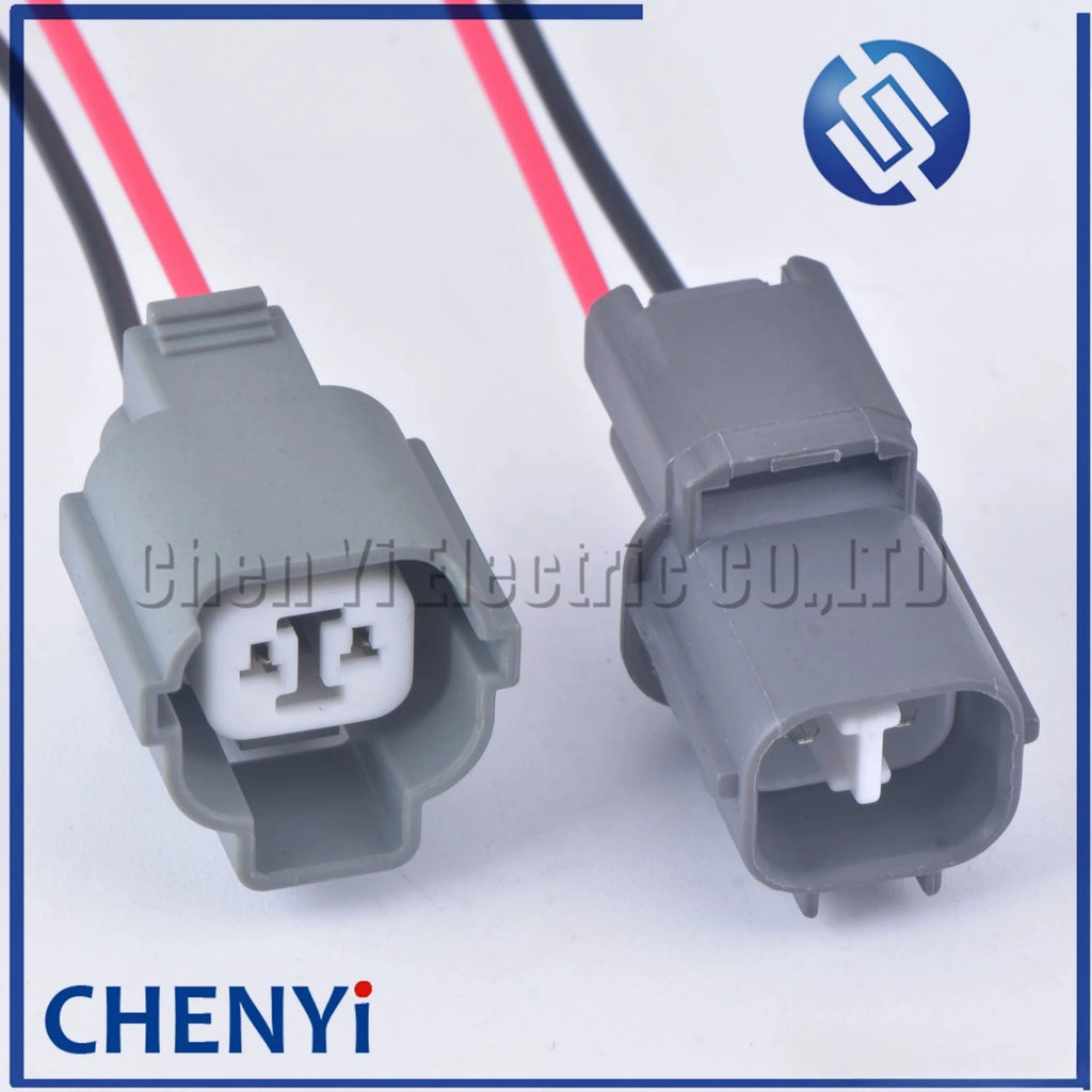 2 Pin Auto waterproof connector Car light wiring harness plug Rear door lock motor horn plug for Honda BUICK 6181-0070 6189-0129