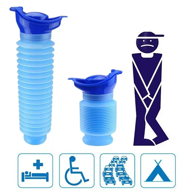 750ml Portable Adult Urinal Outdoor Camping High Quality Travel Urine Car Urination Pee Soft Toilet Urine Help Men Women Amagi