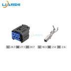 HP405-03021/HP401-03020 car waterproof connector harness plug 3p engine sensor connector for Hyundai Kia car series