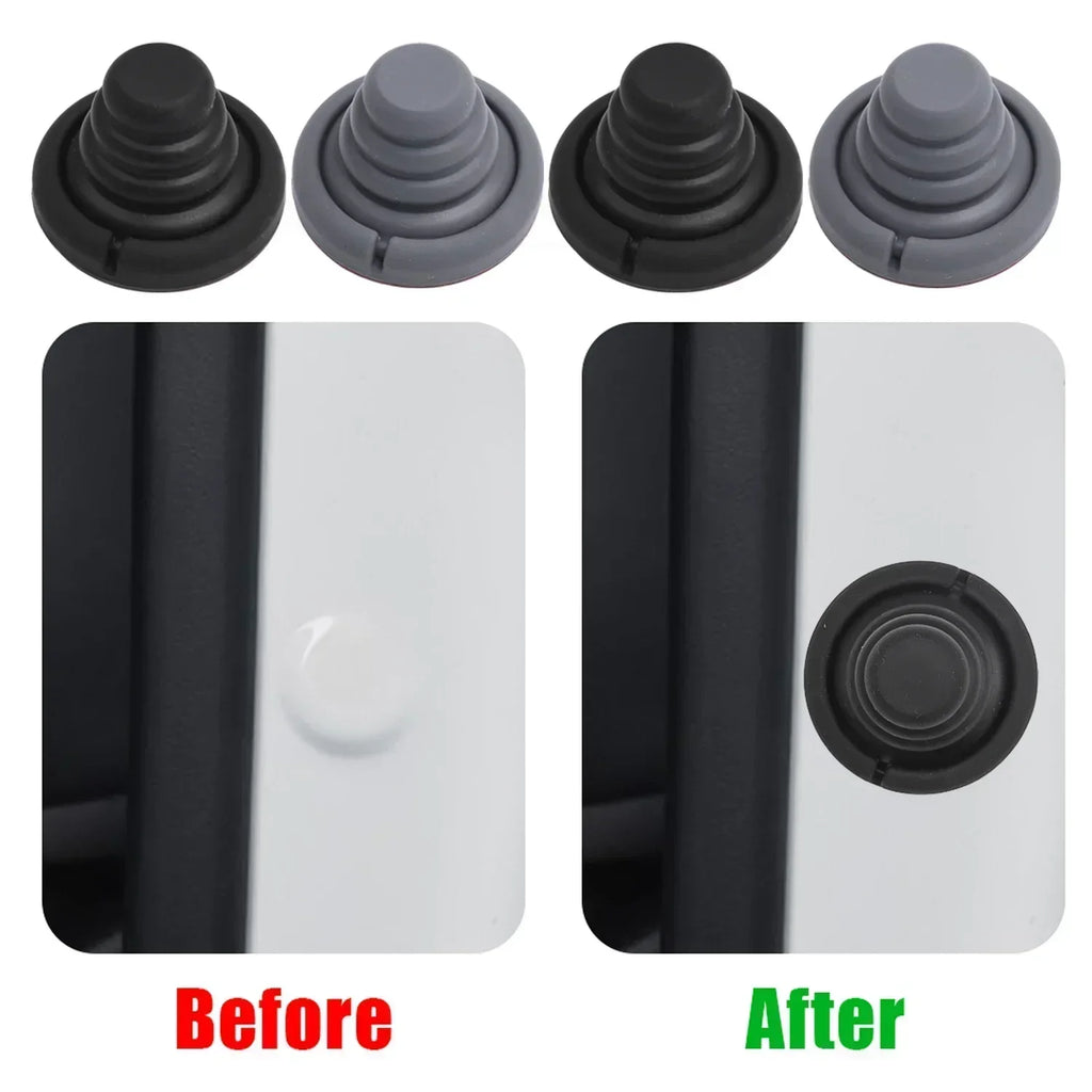 Car Door Anti-Collision Silicone Pads Sound Insulation Gasket Auto Soundproof Shockproof Sealing Rubber Pad Door Edge Sticker