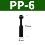 20/100/500/1000 PCS PP PPF Nylon Pneumatic Blanking Plug Hose Tube Push Fit Connector Air Line 4mm 6mm 8mm 10mm 12mm 16mm
