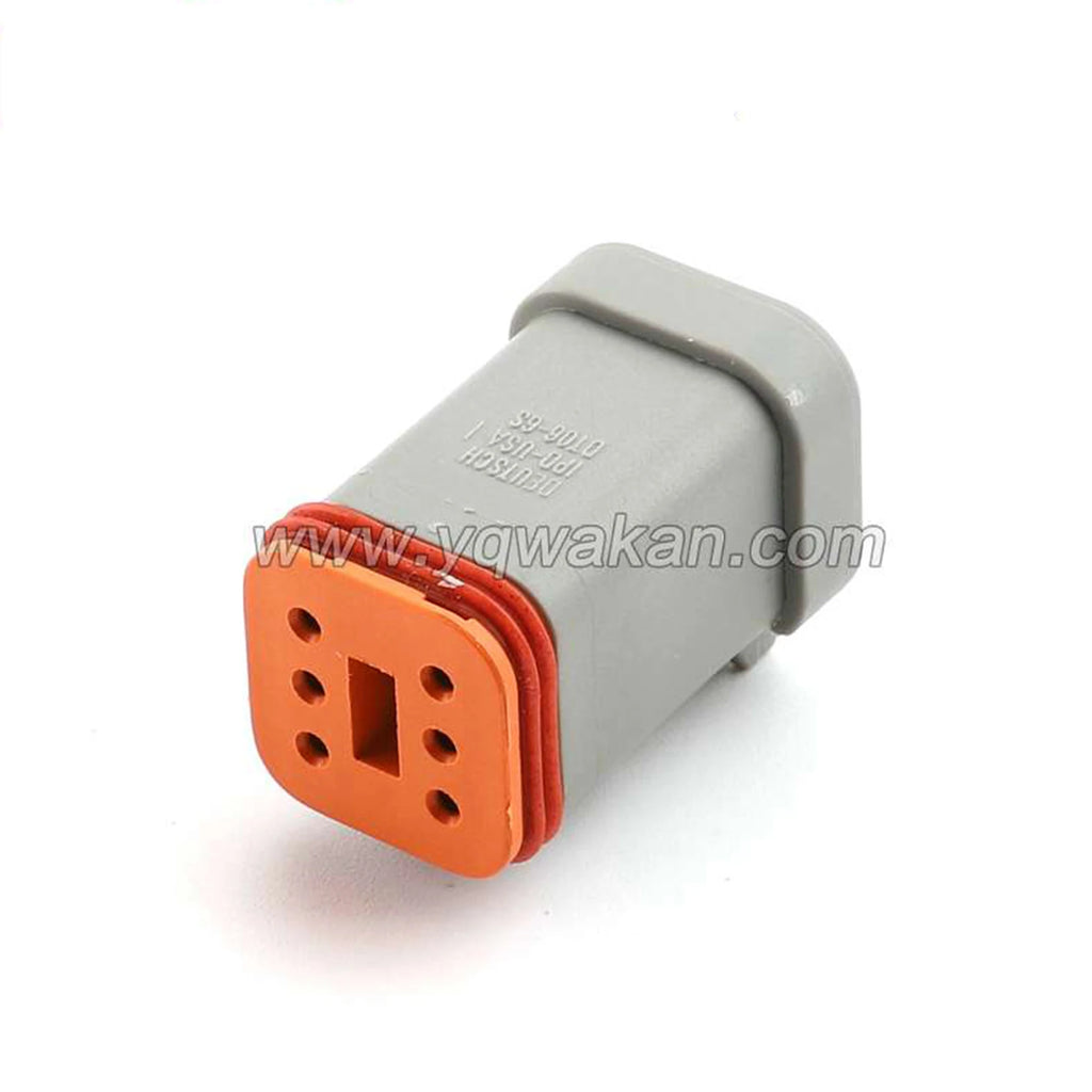 Deutsch 6-Pin Connector Waterproof 1.6mm Male Female Connector Auto Wiring Harness Cable Plug DT04-6P-C017 DT06-6S-C017