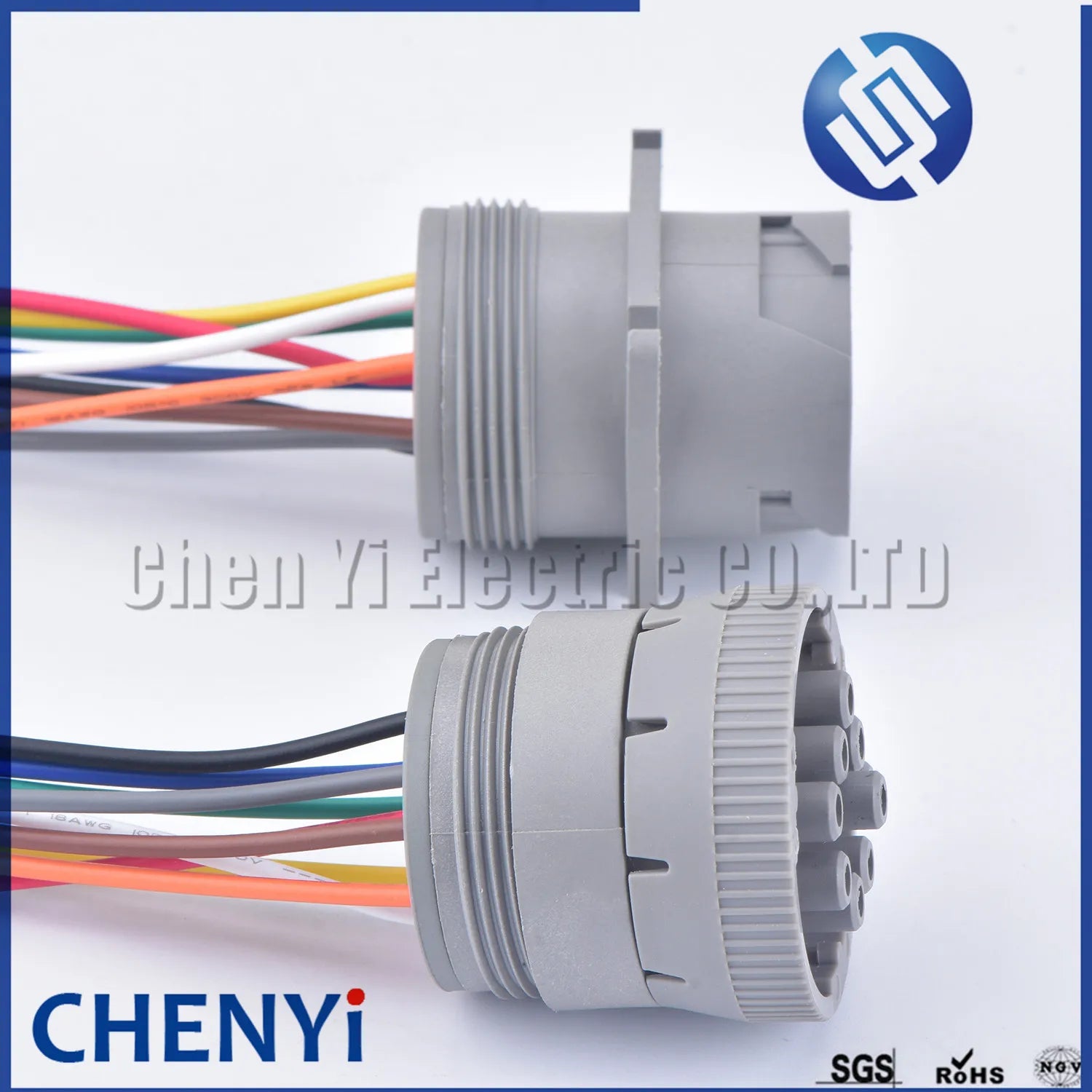 Deutsch 9 Pin Grey HD10 Series auto waterproof connector Diagnosctic Tool circular Wire Harness HD16-9-96S HD10-9-96P