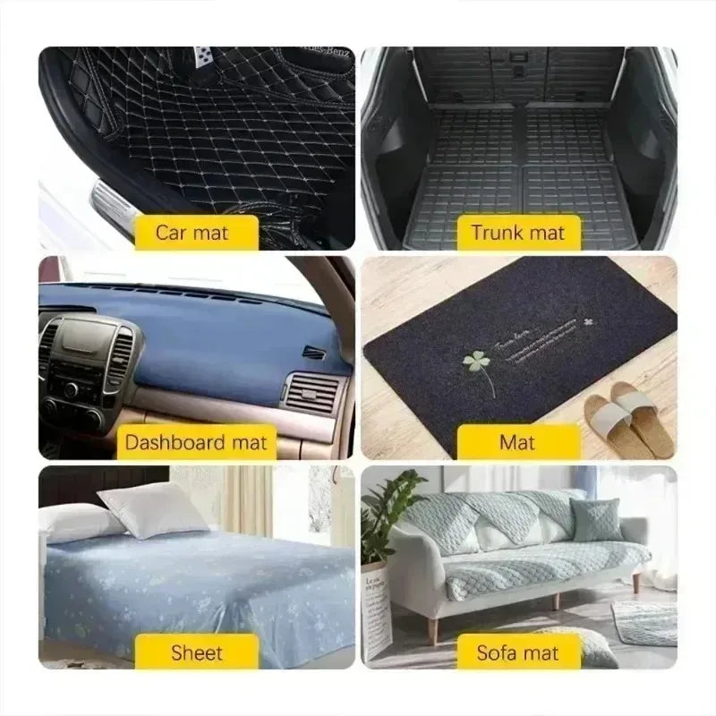 2/100pcs Carpet Fixing Stickers Double Faced High Adhesive Car Carpet Fixed Patches Home Floor Foot Mats Anti Skid Grip Tapes