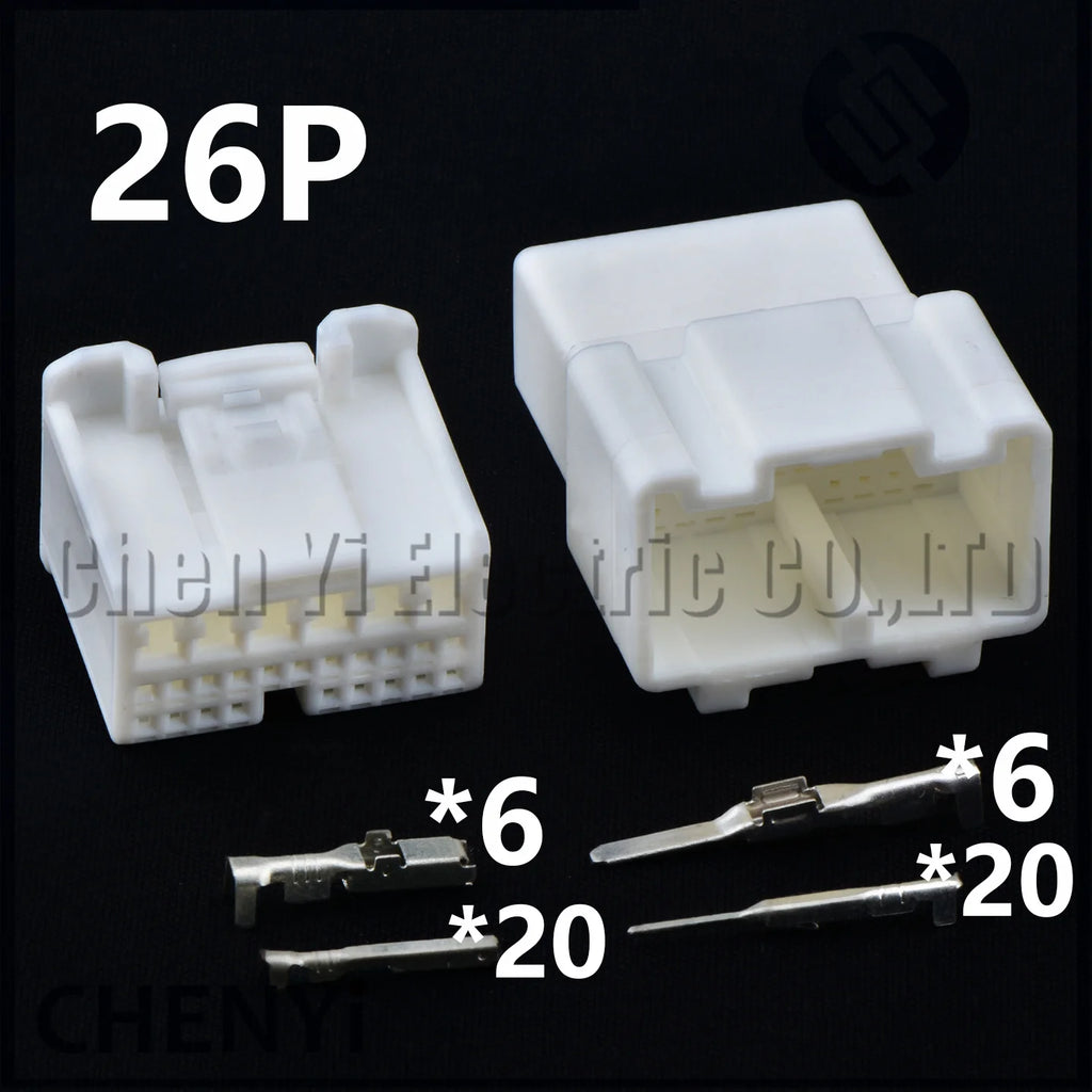 26 Pin Automotive connector ECU controller wiring harness plug 90980-12561 1318757-1 1746863-1 ST730676-3 For Toyota