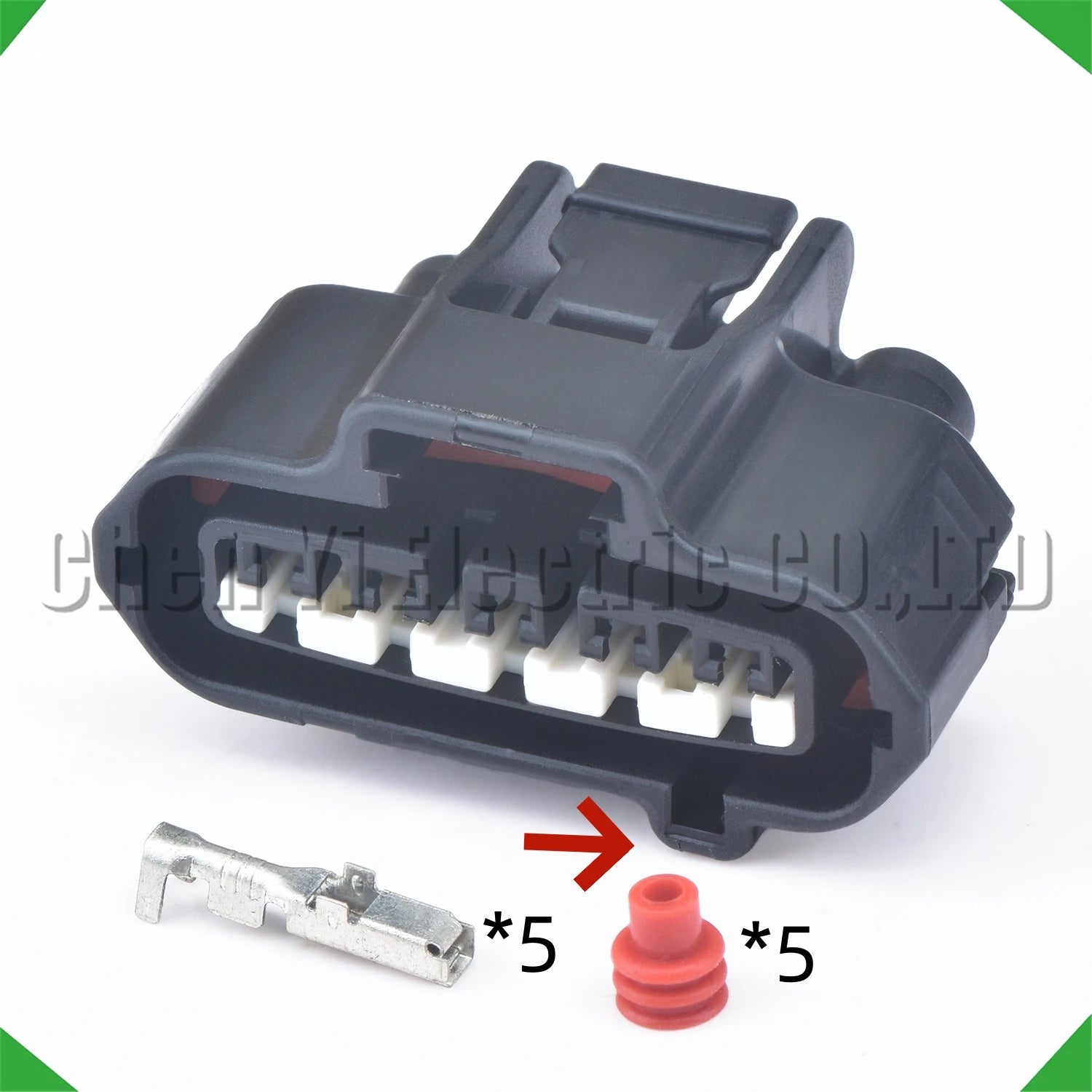5 Pin Auto igniter connector pedal Air Flow Meter Wire harness plug 7283-1056-30 90980-...