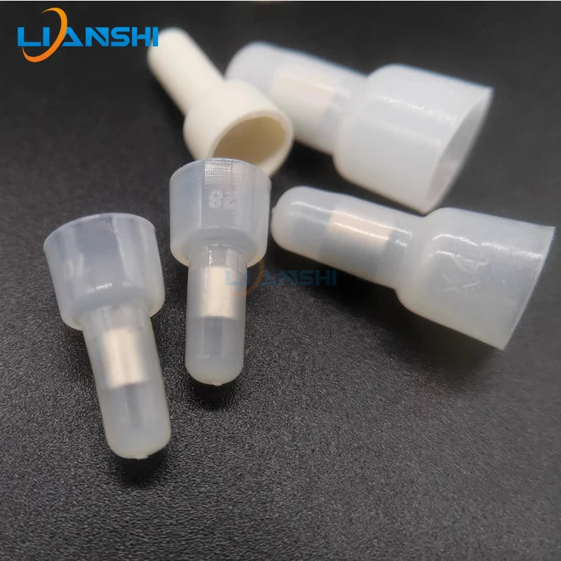 Pure purple copper pressure wire cap, nylon high-temperature PA66 thickened 3/4/5/6 purple copper nipple quick wiring terminal