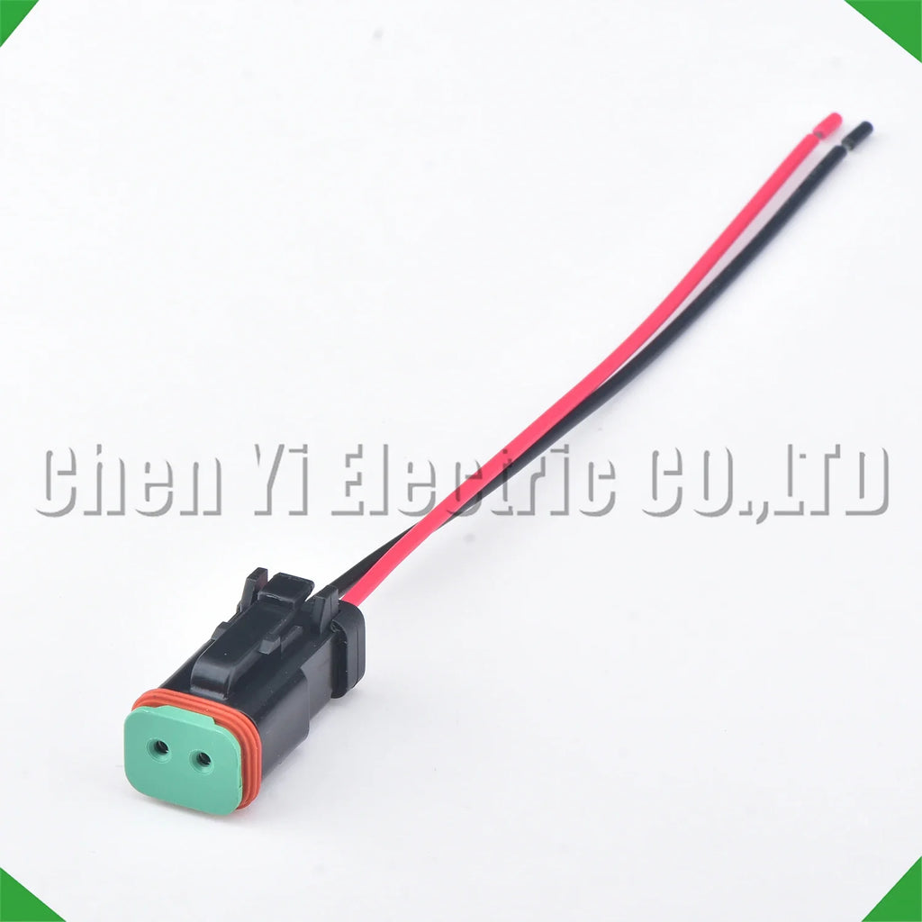 2-Pin Wire Harness Harness Waterproof Connector excavator headlight headlight