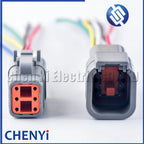 DTM series 6 Pin Automotive waterproof connector Sealed Wire Harness Plug DTM06-6S DTM04-6P with 15cm wires For Deutsch
