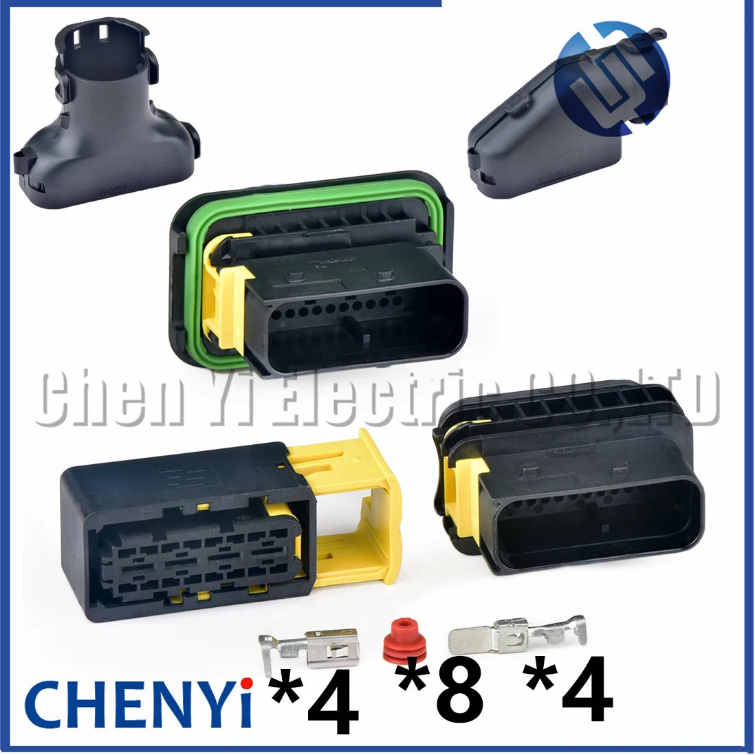 4 Pin Automobile waterproof connector 6.3mm Series Auto chassis gearbox Wire harness plug 1-1564330-1 1-1564534-1 1-1564536-1