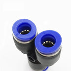 Pneumatic Push-to-Connect Fittings Kit 20/100/500PCS Y W Shaped Air Water Oil Hose Connectors for Nylon Polyurethane Tubing