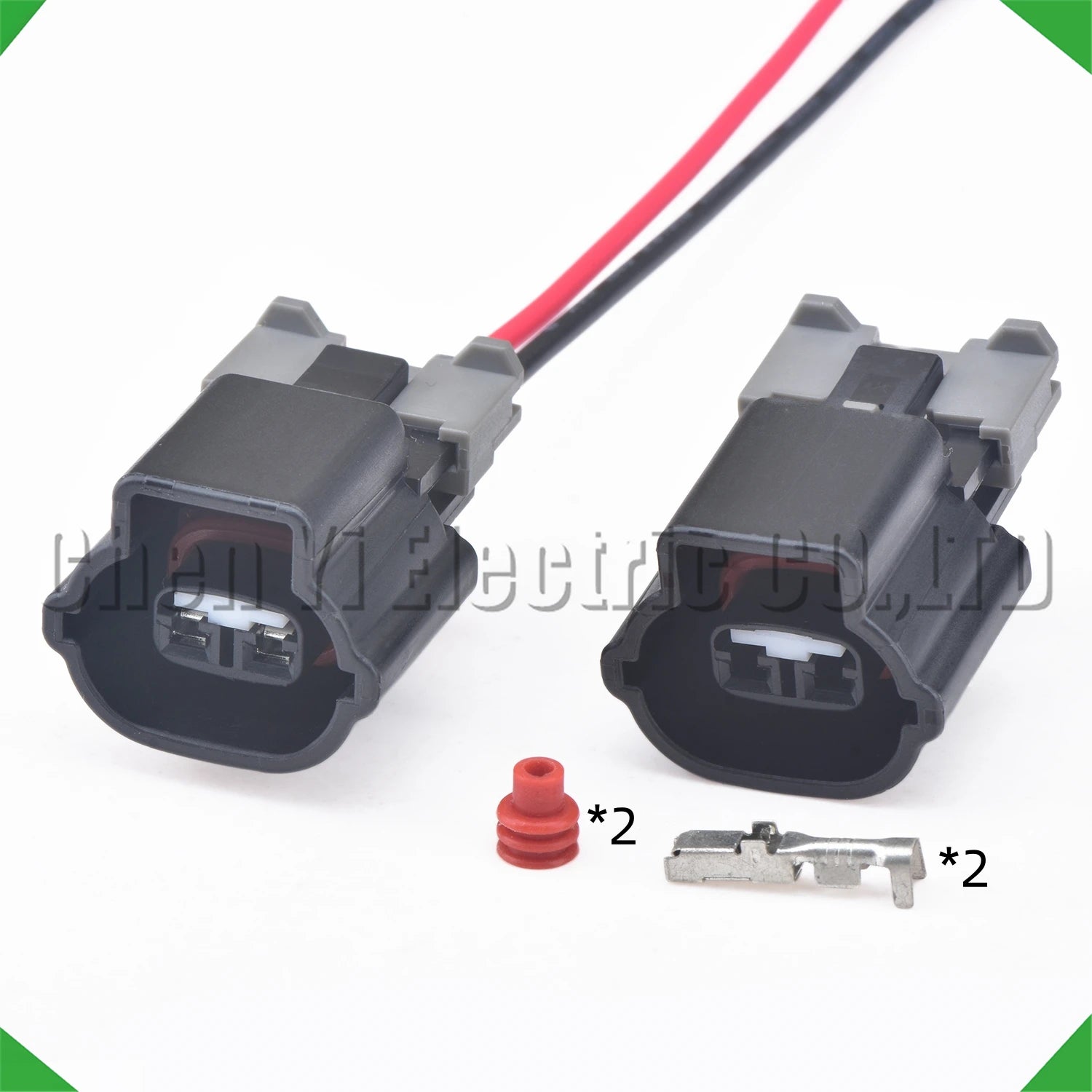 2-pin wire harness harness automobile waterproof connector hyundai kia ignition