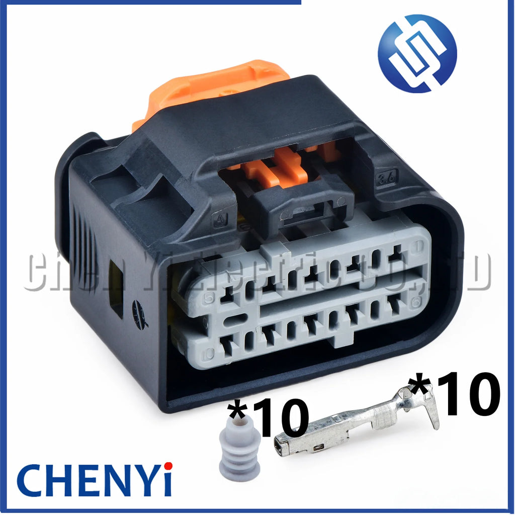 10 Pin Auto Waterproof Connector Car Headlight plug 1801600-1 1801606-1 1801600-2 Socket For Peugeot 301 Special 2008 Citroen