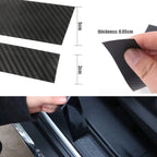 3D Carbon Fiber Matte Car Sticker DIY Paste Protector Strip Car Threshold Door Edge Anti Scratch Tape Waterproof Protection Film