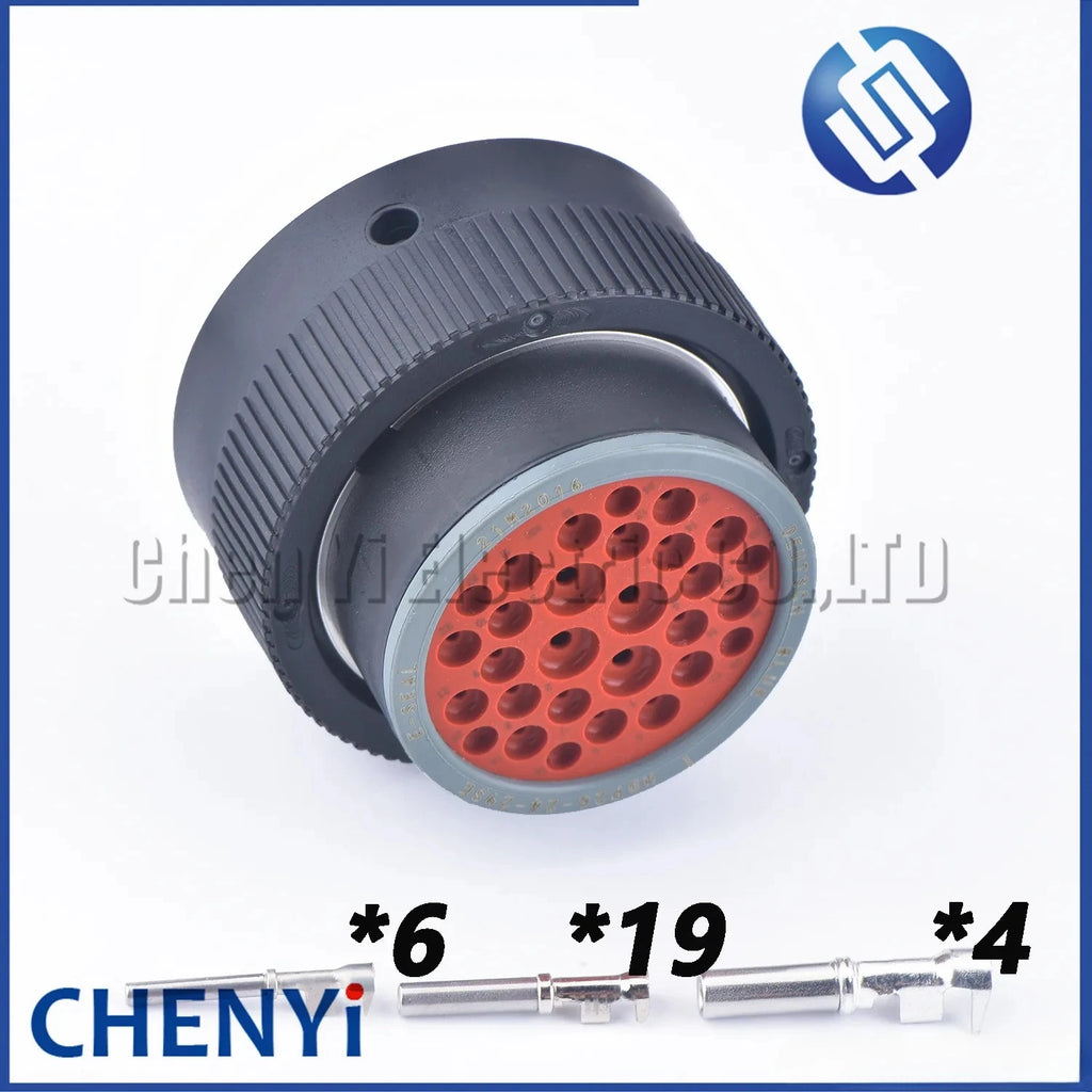 29 Pin connector HDP26-24-29SE HDP24-24-29PE auto waterproof plug With Pins For Deutsch HDP series