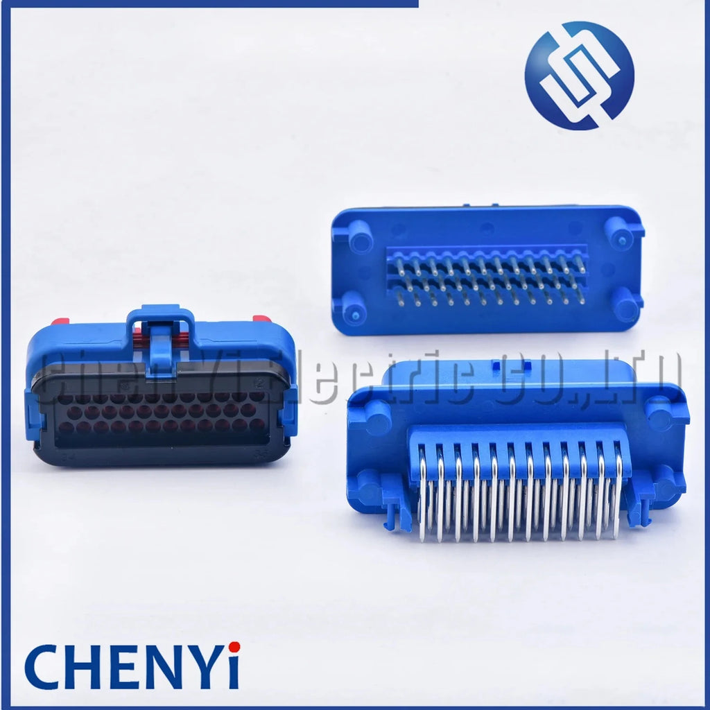 35 Pin Blue auto Waterproof Connector Sealed Ecu Board PCB Plug socket 776164-5 776231-5 776230-5  776163-5 1-776231-5