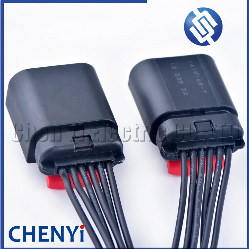 6 Pin Auto Accelerator Pedal throttle valve Connector Air flow meter Wiring Harness Plug 1438153-5 1-1419168-1 For Ford Mazda
