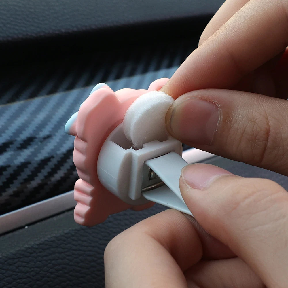 Car Interior Air Freshener Supplies Vent Clip Replacement Set Pads Solid Fragrance Scent Air Freshener Refill Tablets Deodorizer
