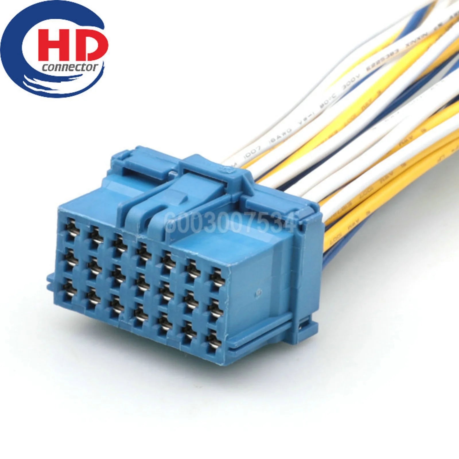 21 Pin Connector Unsealed 2.8mm Series  Male Connector Cable Plug Motorcycle Electrical Harnesses Wiring Harness 3-967630-1