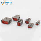 Automotive connector Dechi plug-in DTM06-2S male and female mating heavy truck wiring harness waterproof plug DTM04-2P