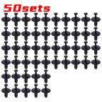 10-50sets Bumper Trim Buckles Cars Rivet Clips Doors Sill Fixing Clips Wheel Arch Clip for Mercedes-Benz BMW357 Auto Accessories