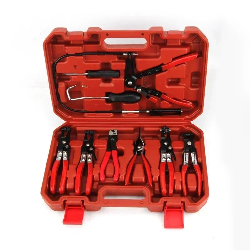 Car Flat and Angled Flat Band Hose Clamp Pliers Coolant ClipsWorks on All Flat Band Style Clamps of Removal Installation Amagi