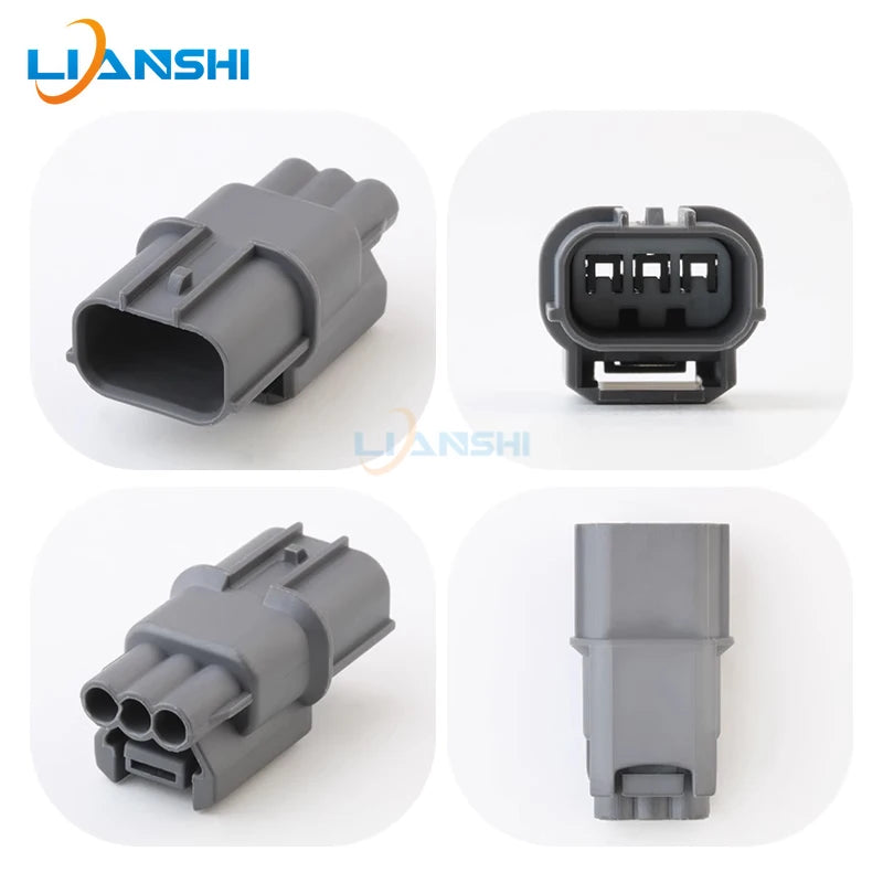 6189-0968 Grey lower slot is suitable for Honda daytime running light headlight width indicator light 3P wiring harness plug