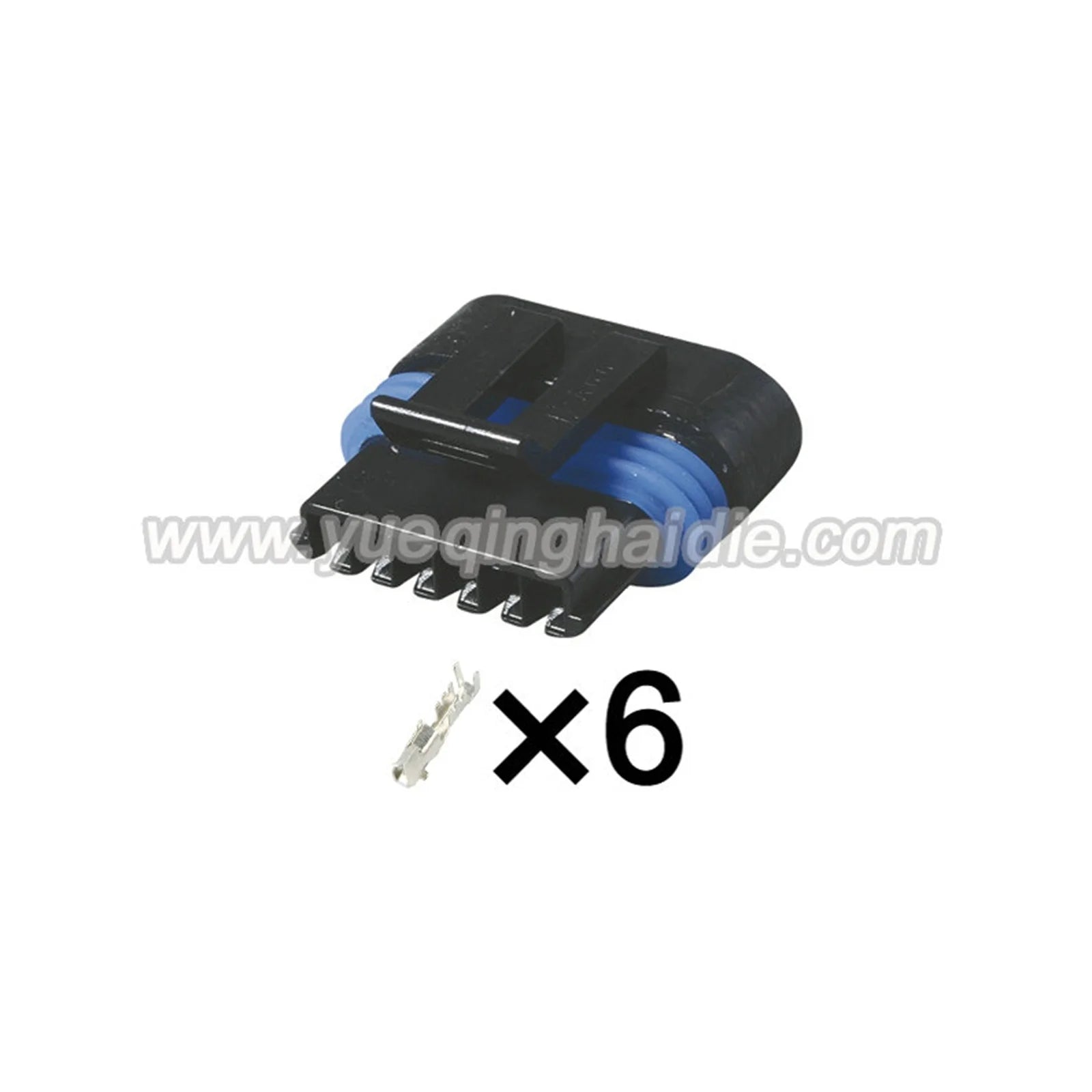 6 Pin 1.5mm Male Female Waterproof Electrical Flat Accelerator Pedal Plug Sensor Socket Connector 12162210