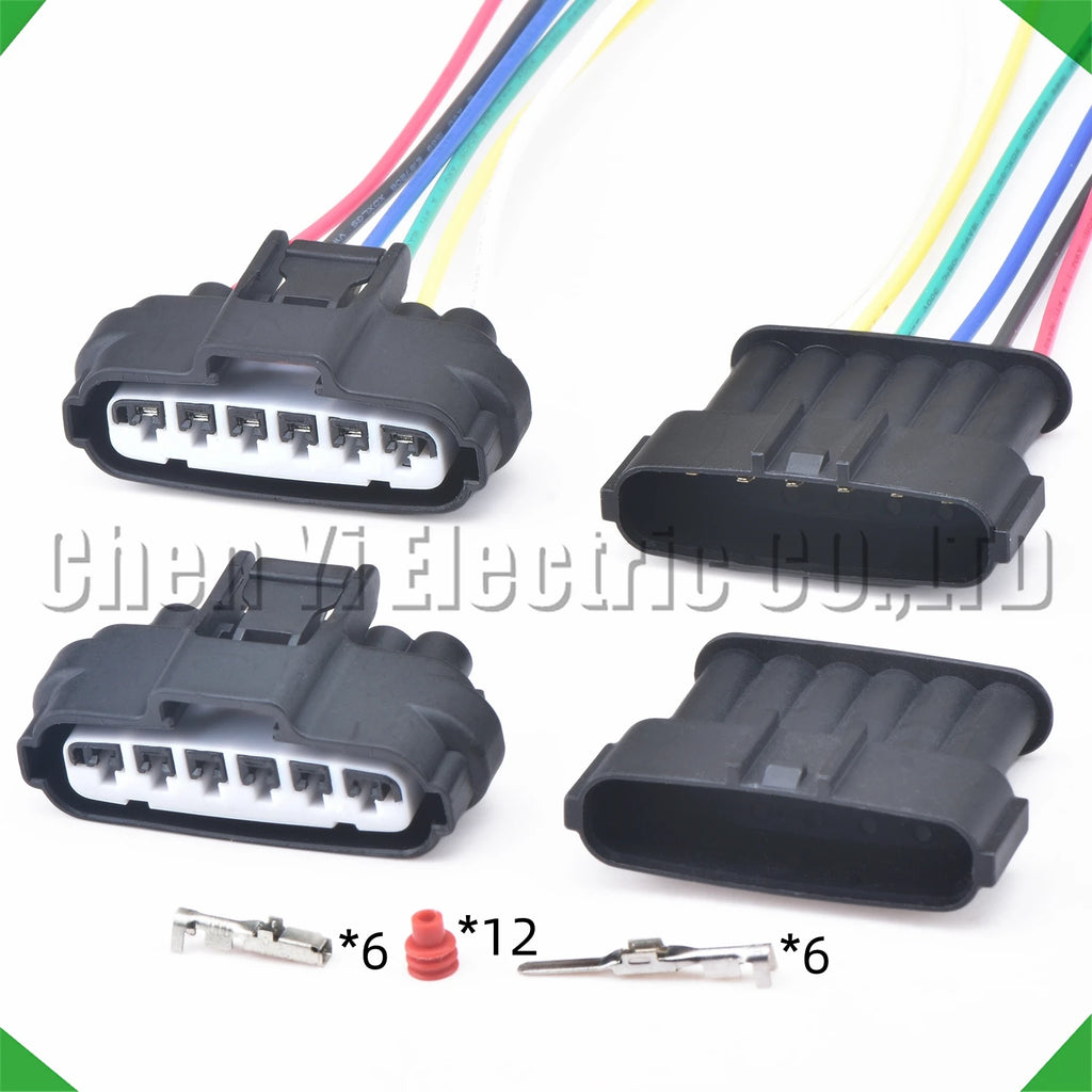 6-Pin Wire Harness Harness waterproof Connector Accelerator Pedal Throttle Toyota sensor