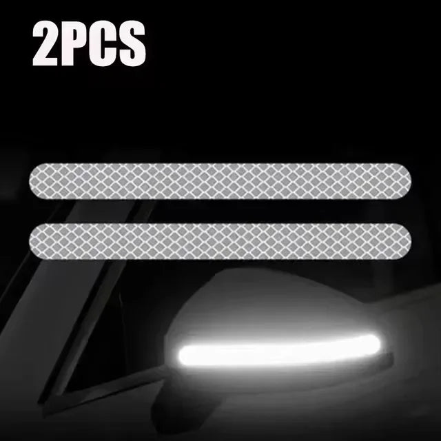 Car Rearview Mirror Reflector Stickers Universal Warning Anti-collision Reflective Strips Auto Exterior Accessories Reflex Tape