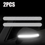 Car Rearview Mirror Reflector Stickers Universal Warning Anti-collision Reflective Strips Auto Exterior Accessories Reflex Tape