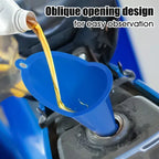 Car Long Stem Funnel Oil Fuel Filling Tools Anti-splash Plastic Oil Funnel Motorcycle Refueling Tools Auto Accessories Amagi