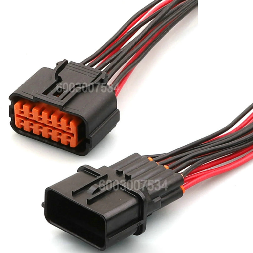 12 Pin Auto Waterproof Connector Car Back View Camera Plug Wiring Harness HP281-12020 HP285-12021 For Hyundai SONATA KIA