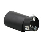 Universal Car Exhaust Tip Round Aluminum ALloy Muffler Tail Trim Rear Auto Exhaust Pipe Nozzle Silencer Pipe Inlet 63mm