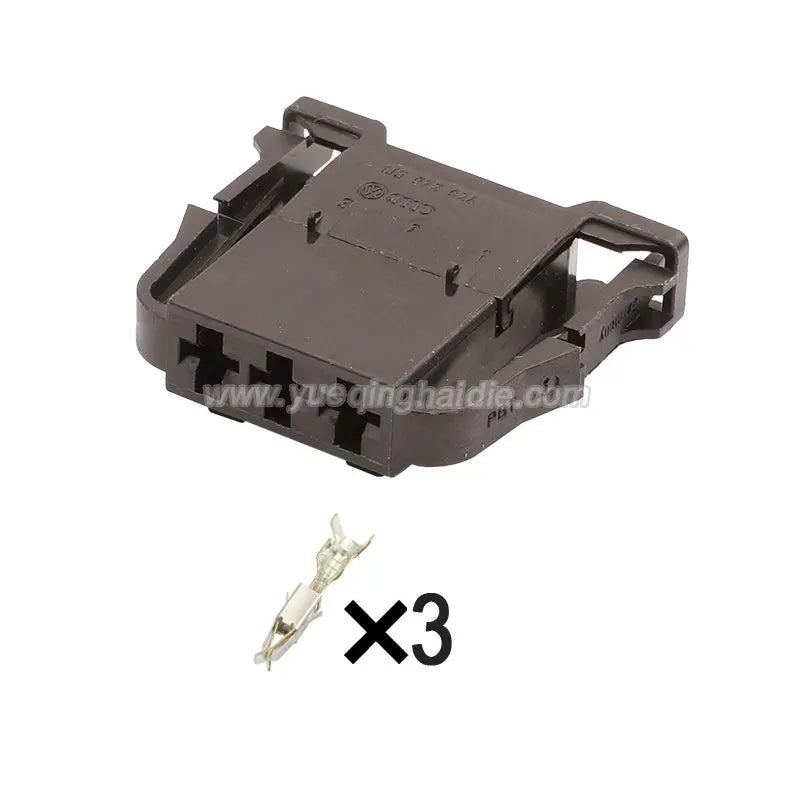 3 pin auto waterproof electric plastic wire harness connector 1J0972924