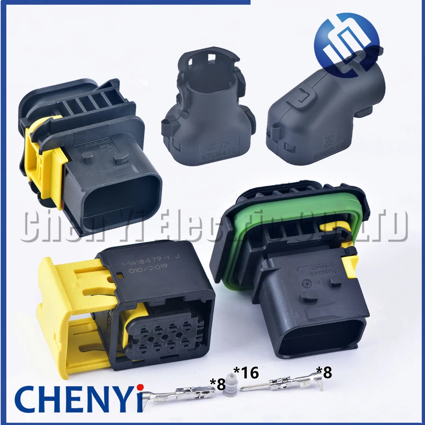 8 Pin 0-1418438-1 HDSCS Series electric plug auto waterproof plug wiring cable connector 1-1418479-1 1670364-1 1-1564512-1