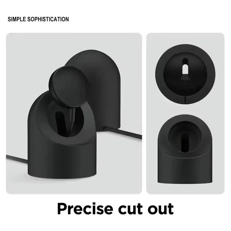 Charger Stand For Apple Watch Series 9 8 Ultra 7 6 5 SE 4 3 2 Charger Dock Station Silicone Iwatch Charging Cable Holder Amagi