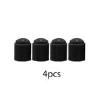 Car Tire Valve Plastic Black Bike Tyre Valve 1000/4PCS Caps with O Seal Ring Dome Shape Dust Valve for Car Bicycles Motorcycles