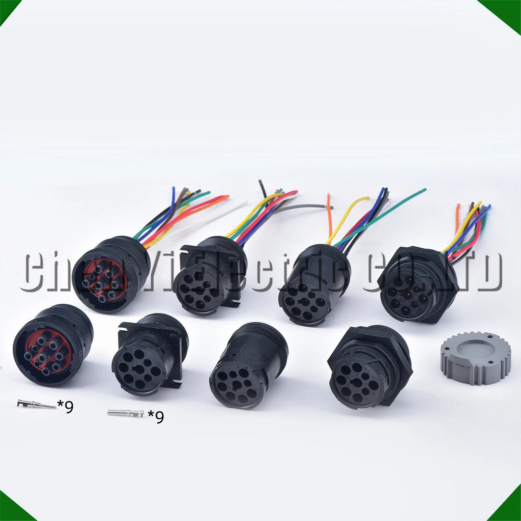 9-Pin Wire Harness Harness waterproof connector Diagnosctic circular Harness 1939P 1939S