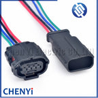4 Pin Auto waterproof connector TS Series MAF Sensor Connector Air Flow Meter Plug pigtail 6189-7401 For Toyota