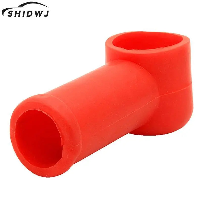 2pcs Rubber Car Motorcycles Battery Negative Positive Terminal Cover Cap Boot Insulating Protector Replacement Batteries