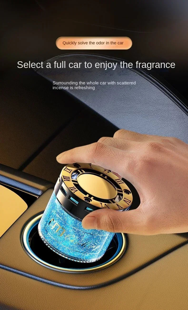 Flowing Sand Solid Fragrance Car Aromatherapy High End Car Logo Car Aromatherapy Seat Decoration Air Freshener Amagi